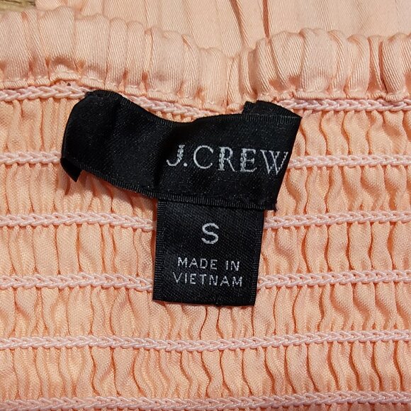 NWOT J. Crew Summer Low cut Peach Top. Cotton 100% . Size S. - Picture 3 of 7